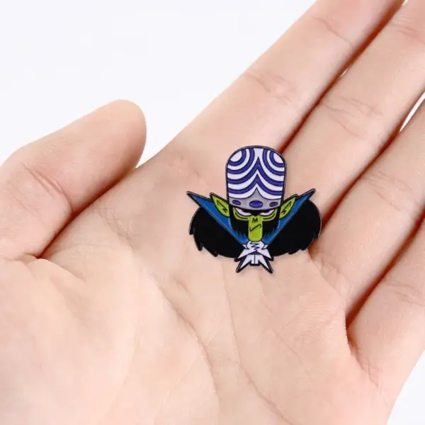 Mojo Jojo Villain Pin Brooch Funny Accessory - Image 3