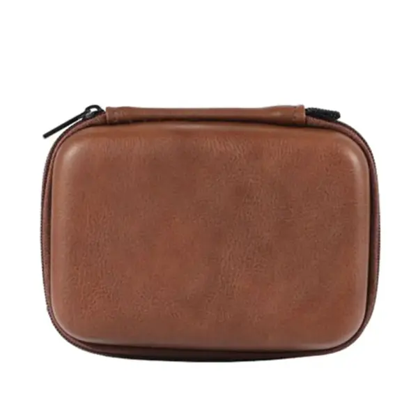 Leather Mini USB Cable Organizer Bag - Image 9