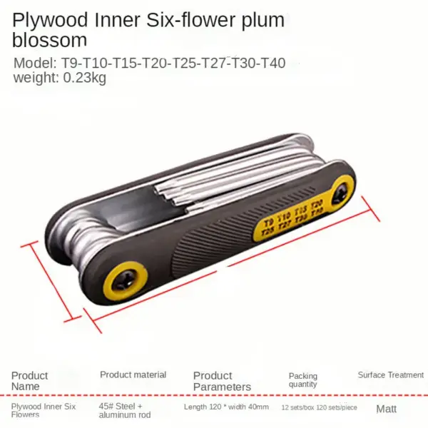 8 in 1 Folding Screwdriver Set and Bits - Image 2