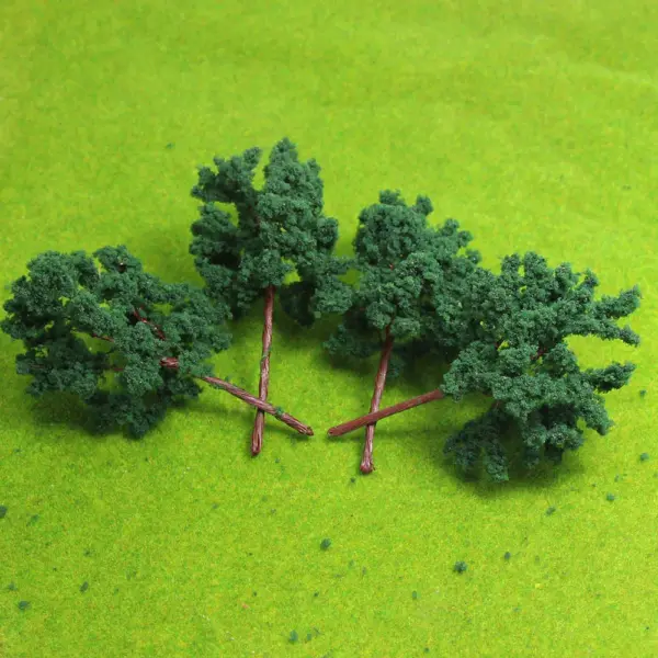 10pcs O Scale Model Trees for Dioramas - Image 2
