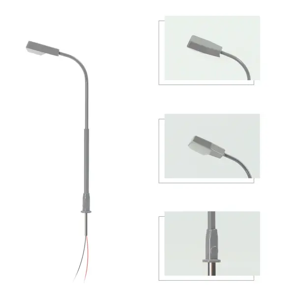 5pcs HO TT N Z Scale Model Street Lamps - Image 3