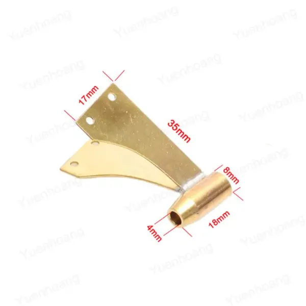 2pcs Brass Propeller Shaft Bracket 4mm for RC Boat - Image 2