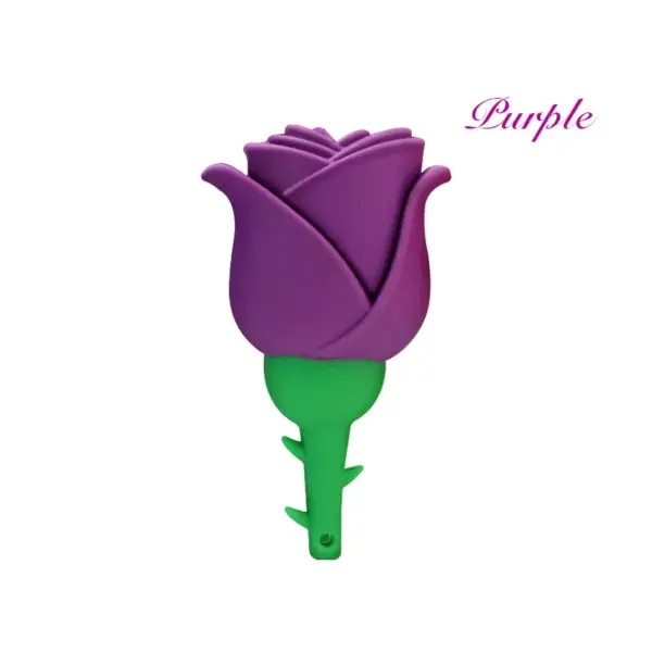 Charming Red Pink Rose USB Flash Drive 8GB - Image 8