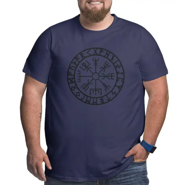 Vegvisir Runes Navigator T-Shirt for Men - Image 13