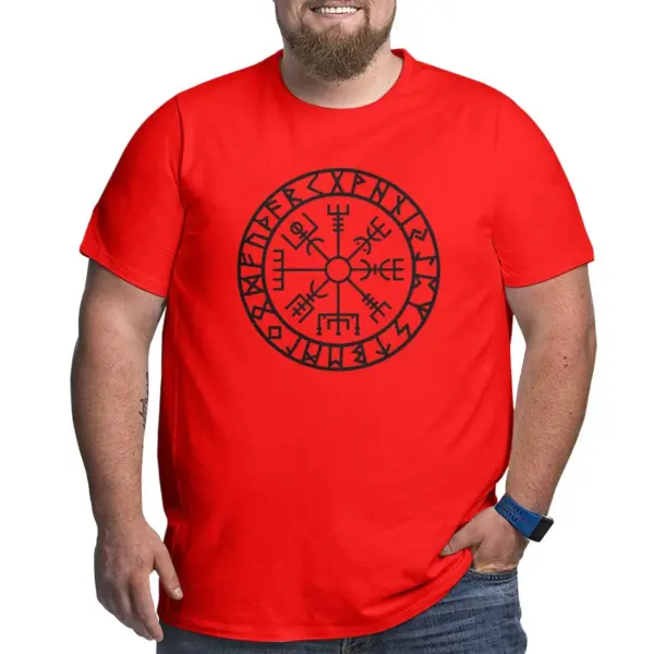 Vegvisir Runes Navigator T-Shirt for Men - Image 14