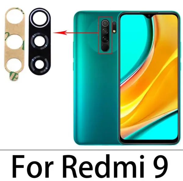 Redmi 9-12C Camera Glass Lens with Adhesive - Image 15