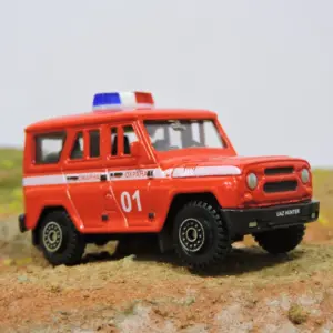 Welly 1:64 Scale Diecast Jeep Fire Truck