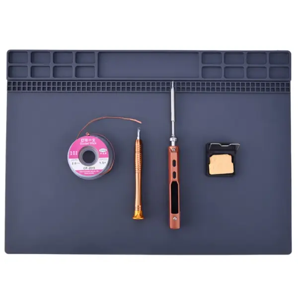 Heat Resistant Silicone Desk Mat for Repairs - Image 2