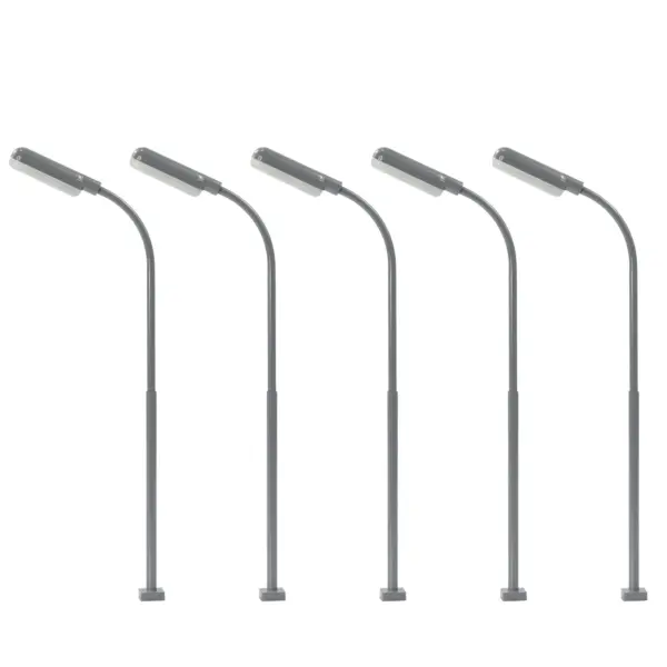 5pcs Warm White Street Lamps for Model Scales - Image 3