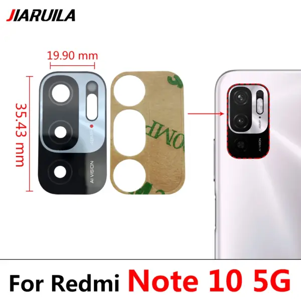 Dual Rear Camera Glass Lens for Xiaomi Redmi Note 9 Series - Image 16