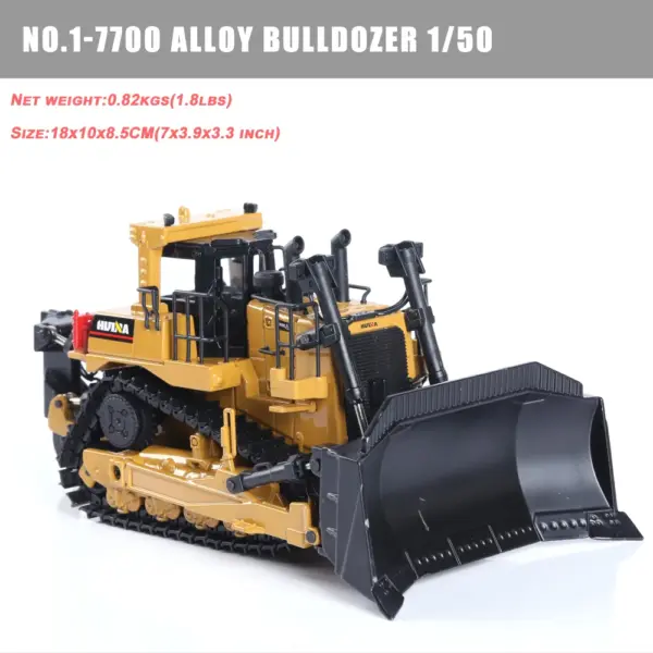 HUINA 1:50 Diecast Alloy Construction Vehicle Set - Image 42