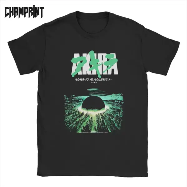 Akira Green Casual Men’s Cotton T-Shirt - Image 2