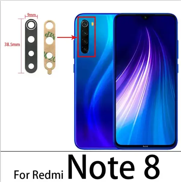 2Pcs Camera Glass Lens for Xiaomi Redmi Note Series - Image 16