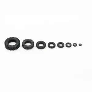 10PCS Mini Tires for RC Simulation Boats