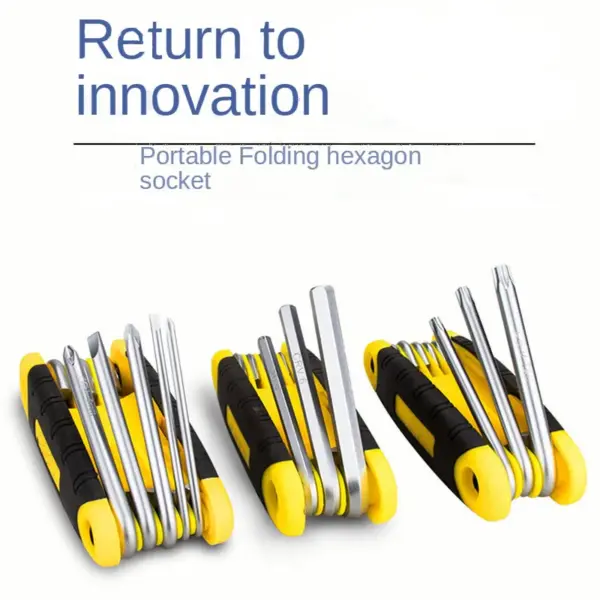 8 in 1 Folding Screwdriver Set and Bits - Image 5