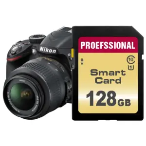High-Speed 128GB SDXC Class 10 Memory Card