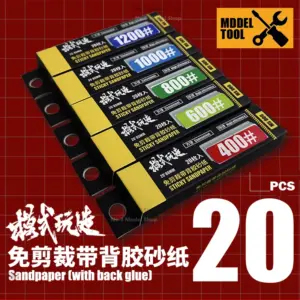 Polishing Adhesive Sandpaper Set for Models
