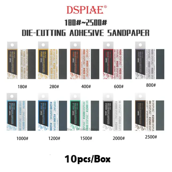 DSPIAE Mecha Military Sandpaper Set of 5/10 Boxes - Image 9