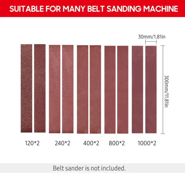 Mini Electric Belt Sander with 10 Belts - Image 9