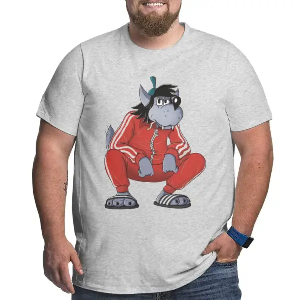 Men's Nu Pogodi Wolf Graphic T-Shirt XXL - Image 10