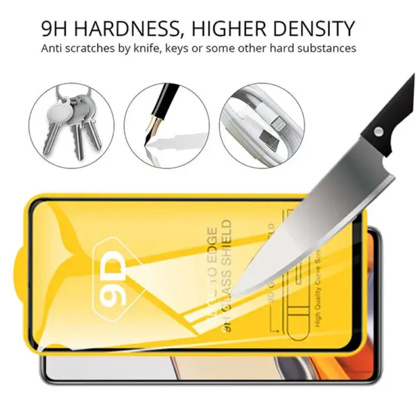 9D Tempered Glass for Xiaomi Phones - Image 5