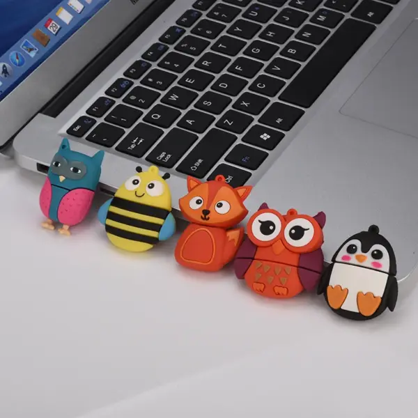 Cute Animal Owl Fox Bee USB Flash Drive 4GB-64GB - Image 5