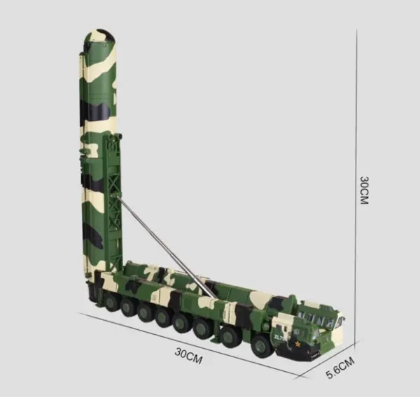 1:82 Scale Military Missile Car Model - Image 2
