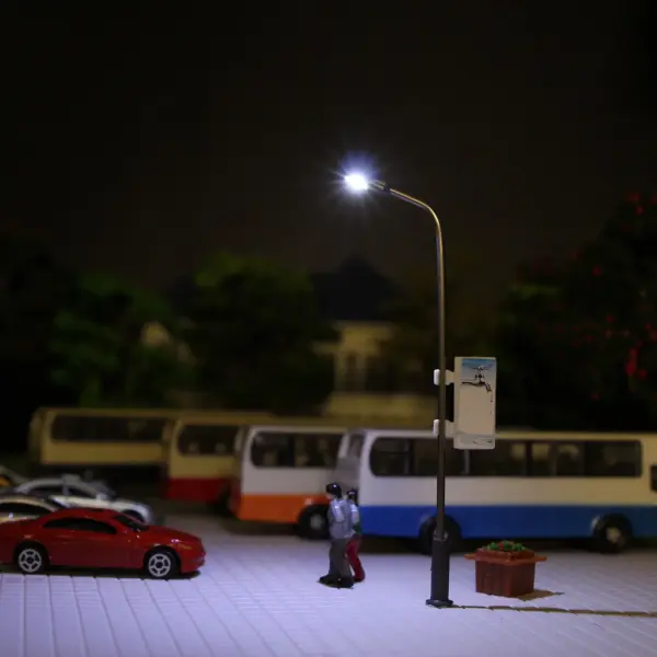 20pcs HO OO Scale LED Street Lamps Set - Image 8