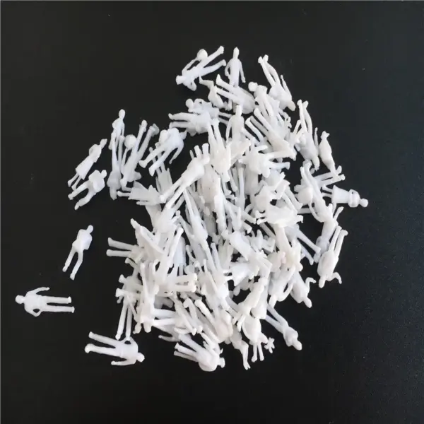 1000pcs 1/100 Scale White Model Figures - Image 6