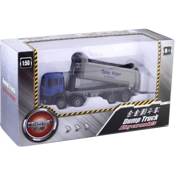 1:50 Scale Alloy Dump Truck Model - Image 9
