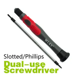 Red and Black Dual-Use 2.0mm Precision Screwdriver