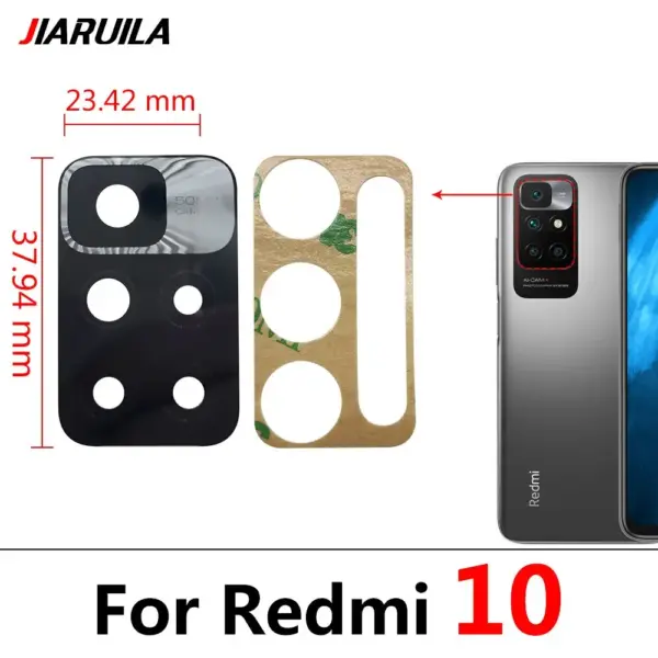 Redmi 9-12C Camera Glass Lens with Adhesive - Image 11