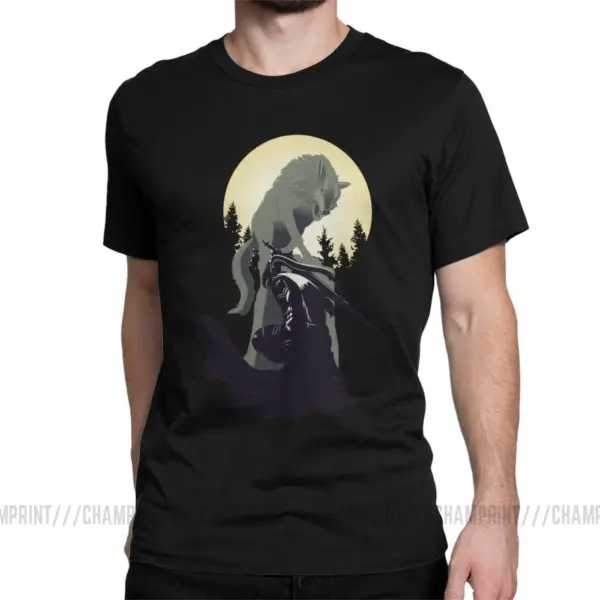 Knight Artorias And Sif Dark Souls T-Shirt - Image 12