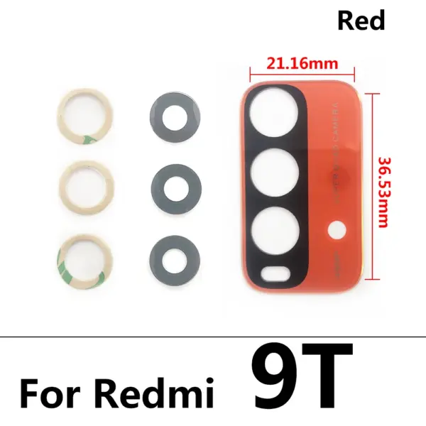 Redmi 9-12C Camera Glass Lens with Adhesive - Image 16