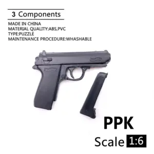 1/6 Scale PPK Model Gun for Action Figures