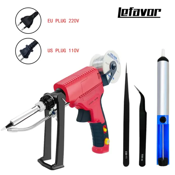80W Automatic Soldering Iron Gun with Tin - Image 7
