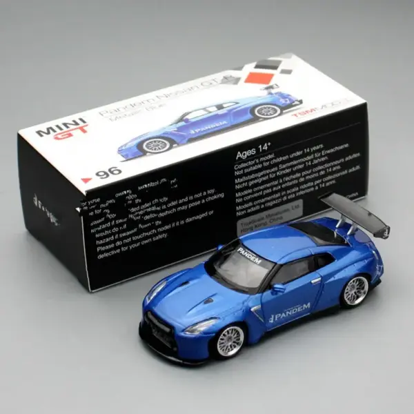 MINIGT 1:64 96 GTR R35 Metal Collectible Car - Image 11