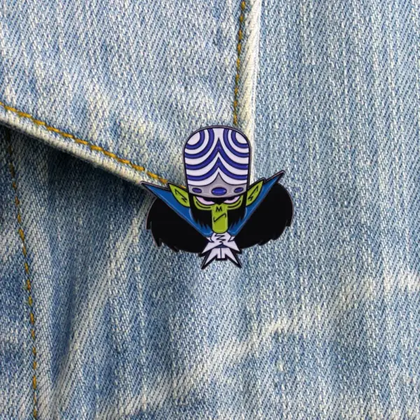 Mojo Jojo Villain Pin Brooch Funny Accessory - Image 4