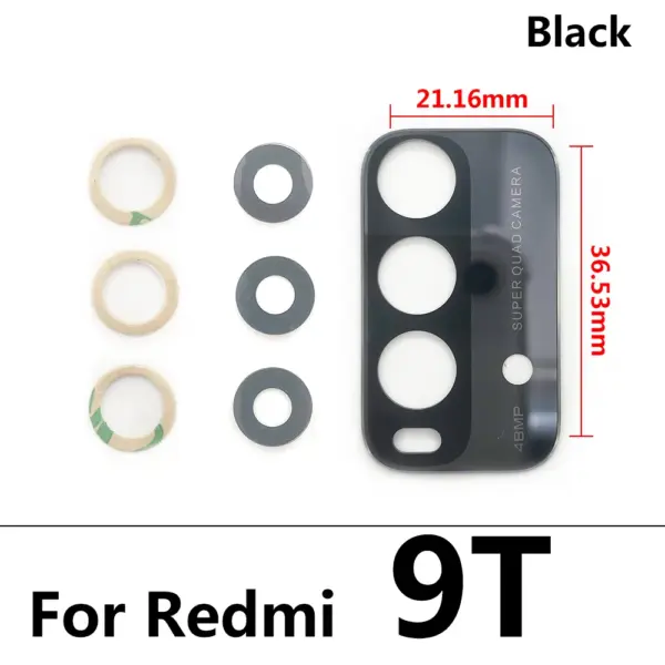 Redmi 9-12C Camera Glass Lens with Adhesive - Image 12