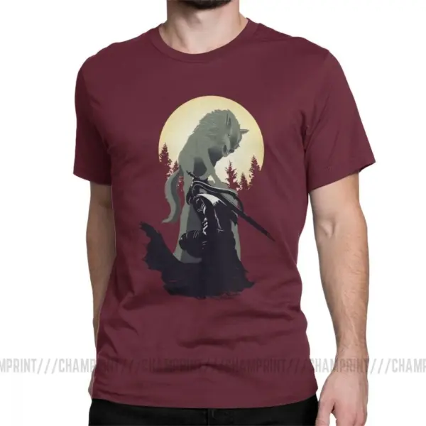 Knight Artorias And Sif Dark Souls T-Shirt - Image 14