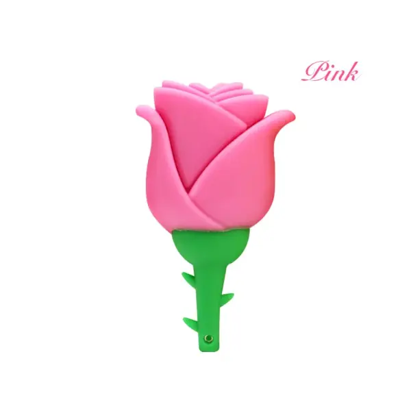 Charming Red Pink Rose USB Flash Drive 8GB - Image 10
