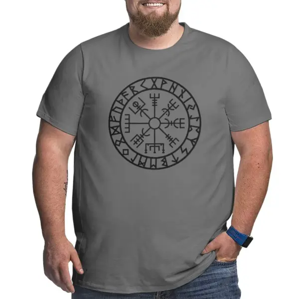 Vegvisir Runes Navigator T-Shirt for Men - Image 15