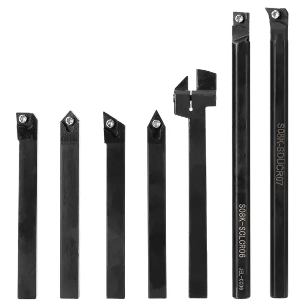 Lathe Tool Holder Set with Inserts 8mm 10mm 12mm - Image 3