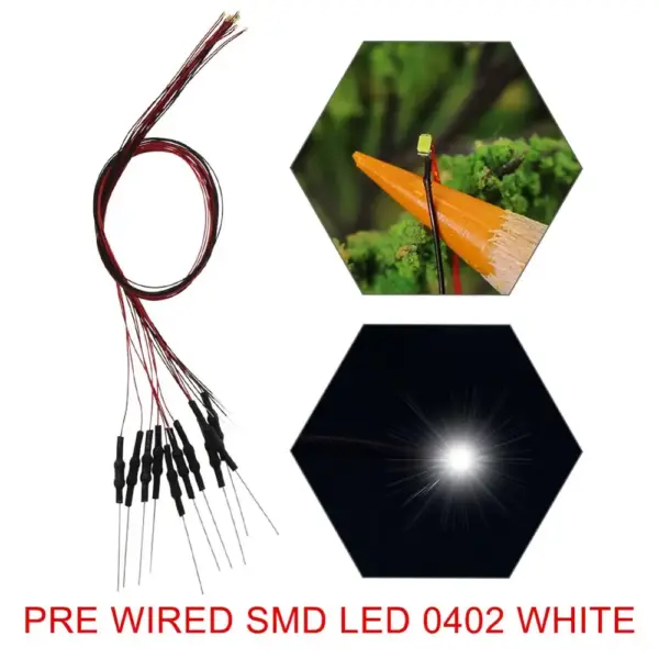 20pcs Pre-wired 32AWG SMD LEDs with Resistor - Image 6