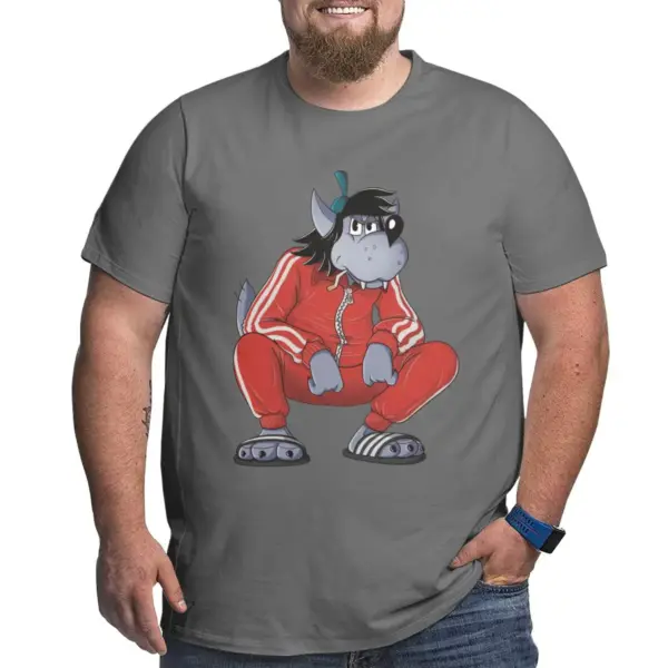 Men's Nu Pogodi Wolf Graphic T-Shirt XXL - Image 7