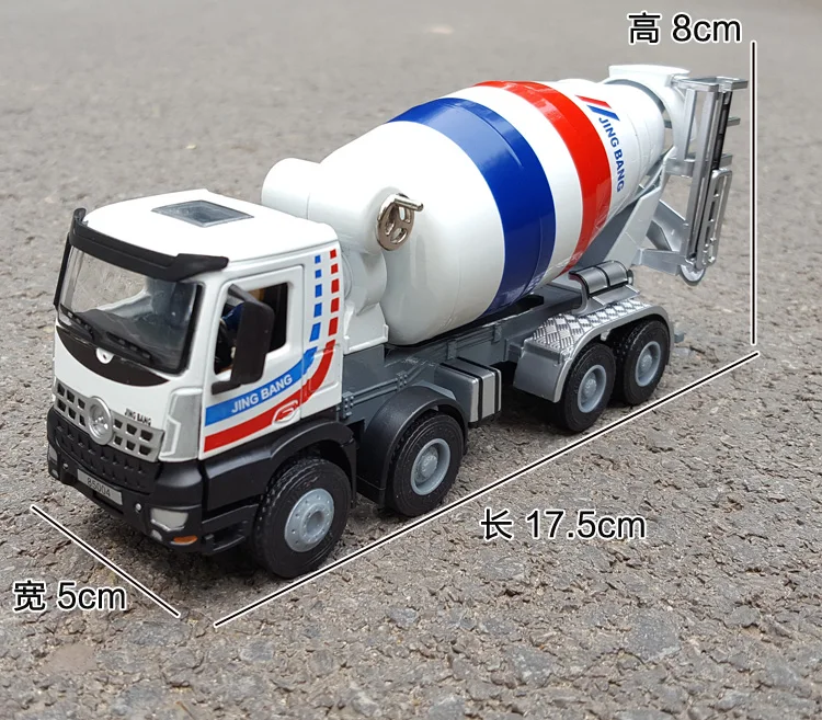 1:50 Scale Alloy Cement Mixer Truck Model 2 1:50 Scale Alloy Cement Mixer Truck Model - Image 2