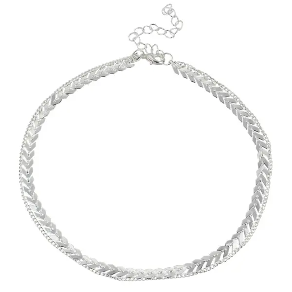 Gothic Style Double Layer Choker Necklace - Image 5