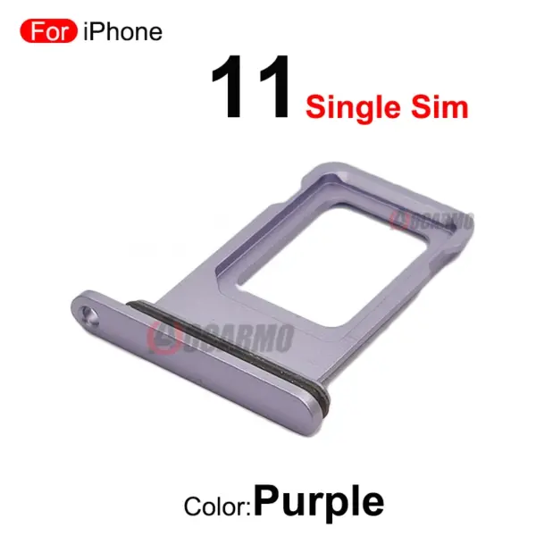 iPhone 11 Dual SIM Card Tray with Waterproof Ring - Image 15