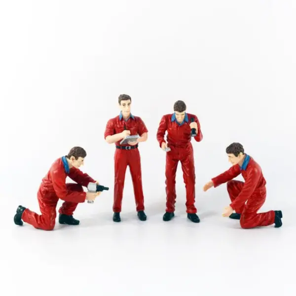 1/18 Resin Garage Scene Repairman Model - Image 4