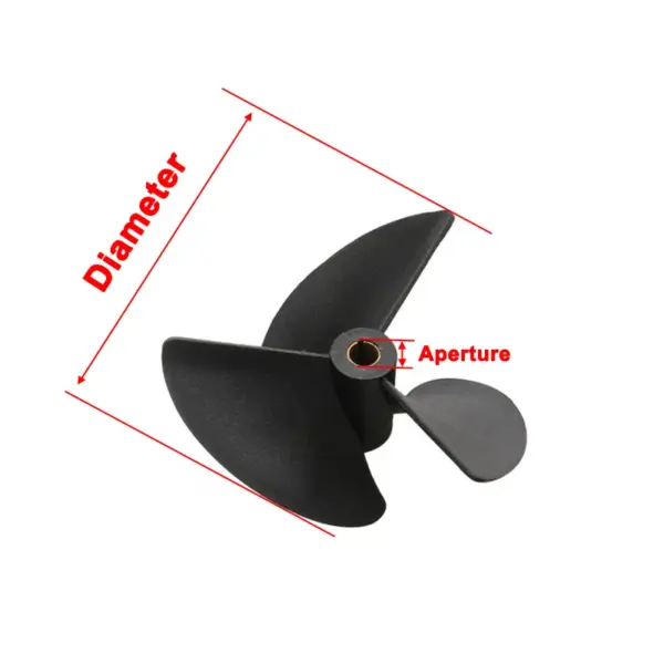 4PCS RC Boat Nylon Propellers Set 36-57mm - Image 2